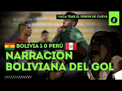 Bolivia 1-0 Perú: NARRACIÓN BOLIVIANA del gol de RAMIRO VACA ante la selección peruana | #shorts