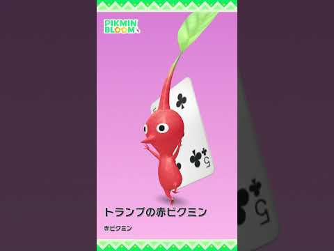 【ピクミンブルーム】「トランプ：クラブ(A～7）」デコピクミン モーション比較 #pikminbloom #トランプピクミン #トランプデコピクミン#shorts