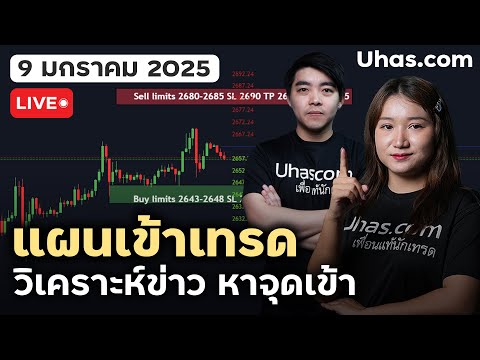 🔴Liveวันนี้เทรดทอง9มกราคม2