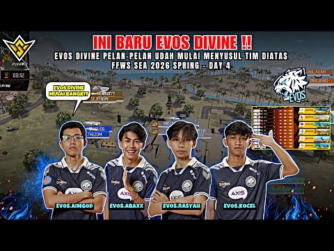 FULL HIGHLIGHT‼️EVOS DIVINE MULAI BANGKIT FFWS SEA 2026 SPRING - Day 4 - Group BC