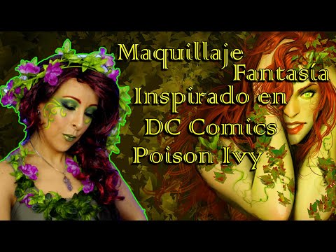 Maquillaje Fantasía Inspirado en DC Comics Poison Ivy. ?