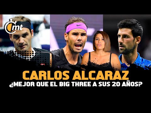 Carlos Alcaraz ¿Mejor que el Big Three a sus 20 años?