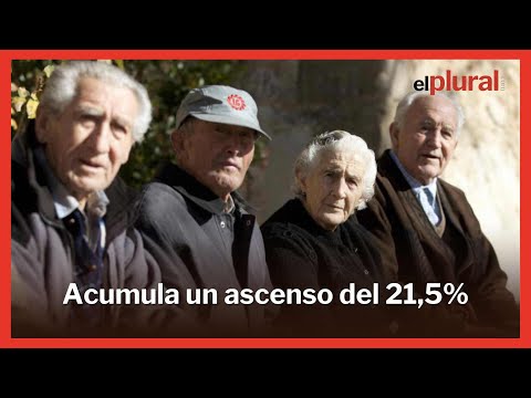 Las pensiones continúan subiendo y acumulan una revalorización de 300 euros en cinco años