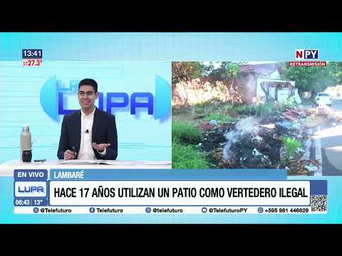 Vecinos están hartos de un patio baldío usado como vertedero en Lambaré