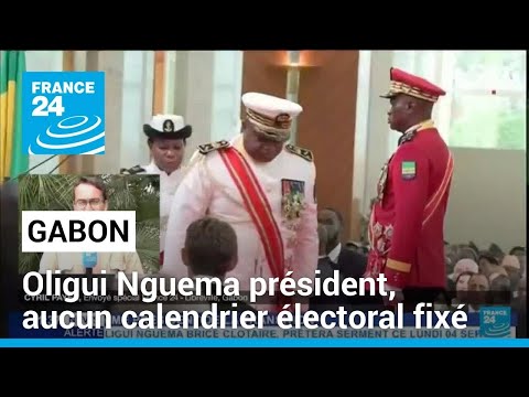 Oligui Nguema président du Gabon : aucun calendrier électoral fixé • FRANCE 24