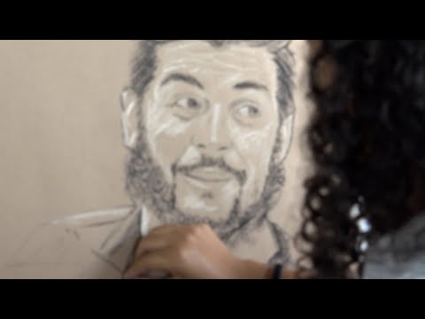 Elaboran dibujos alusivos al Che Guevara por aniversario de su natalicio