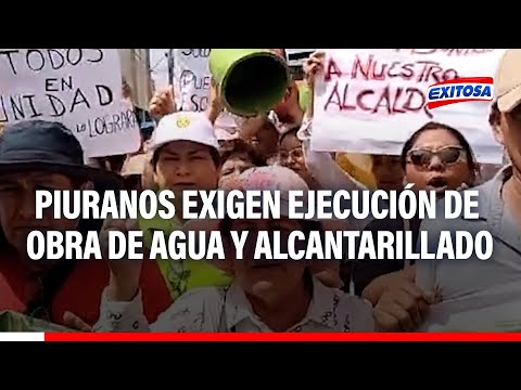 Piuranos ratifican marcha de sacrificio hacia Lima por proyecto de agua y alcantarillado