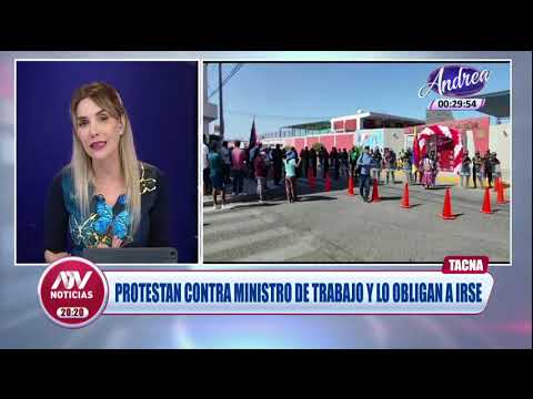 Ministro de Trabajo es abucheado tras ir a Tacna por inicio del año escolar