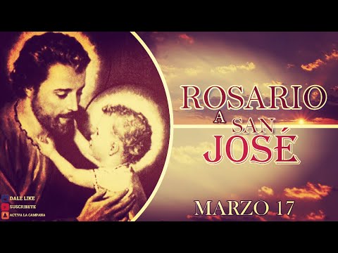 Rosario a San José en su mes 17 de marzo