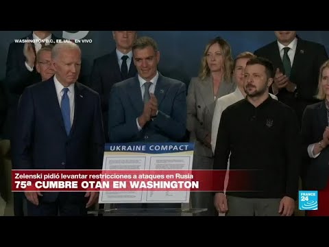 Biden confunde el nombre de Zelenski, llamándolo Putin al cierre de la cumbre de la OTAN