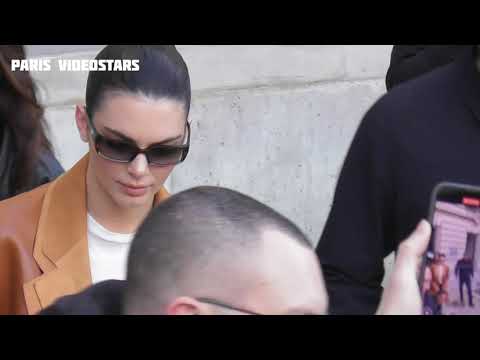 Kendall Jenner leaving the Schiaparelli show 27 january 2025 during Paris Fashion Week