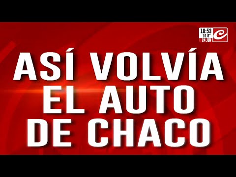 Caso Loan Peña: así volvía el auto de Chaco