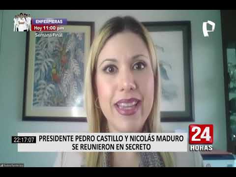 Pedro Castillo se reunió en secreto con Nicolás Maduro