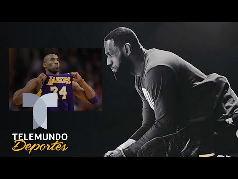 El conmovedor mensaje de Lebron James a la memoria de Kobe Bryant | Telemundo Deportes