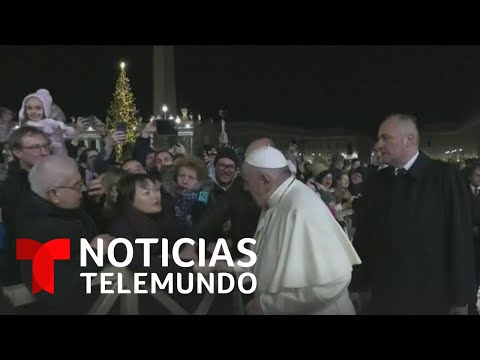 Papa Francisco se disculpa por su falta de paciencia con una feligresa | Noticias Telemundo
