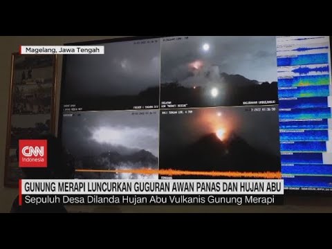 🔴Sepuluh Desa di Dua Kecamatan di Kabupaten Magelang, Dilanda Hujan Abu Vulkanis Gunung Merapi