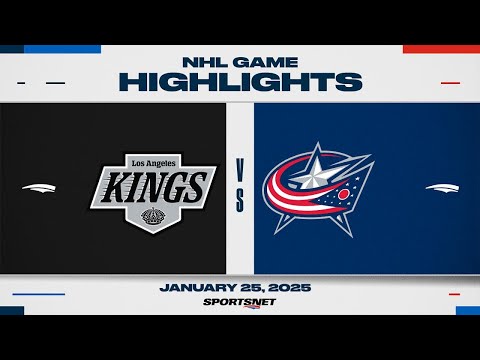 NHL Highlights | Kings vs. Blue Jackets - January 25, 2025