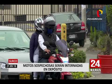 PNP incautará por dos días motos sospechosas en Surco, Miraflores y San isidro