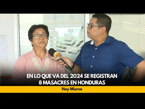 En lo que va del 2024 se registran 8 masacres en Honduras