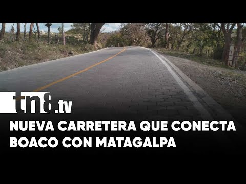 Inauguran 9 KM de carretera en San José de Los Remates, Boaco - Nicaragua