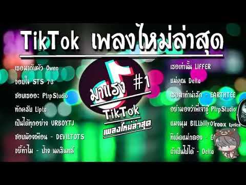 รวมเพลงฮิตในTikTokล่าสุดเพลงด