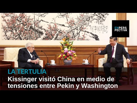 Kissinger visitó China en medio de tensiones entre Pekin y Washington