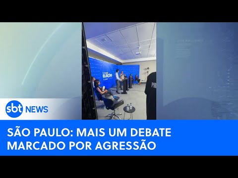 Debate do Flow termina com expulsão de Marçal e soco em marqueteiro de Nunes |#SBTNewsnaTV(24/09/24)