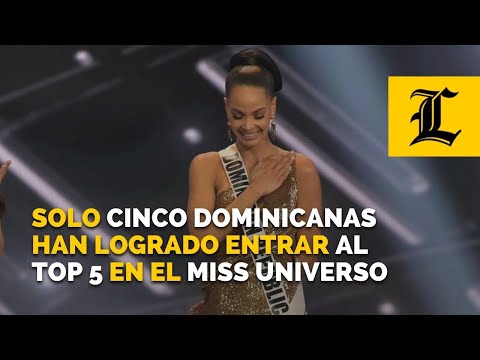 Solo cinco dominicanas han logrado entrar al top 5 en el Miss Universo