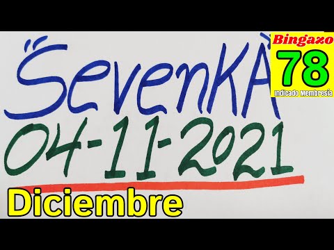 Numeros Fuertes Sabado 04 de Diciembre 2021. By SevenKA