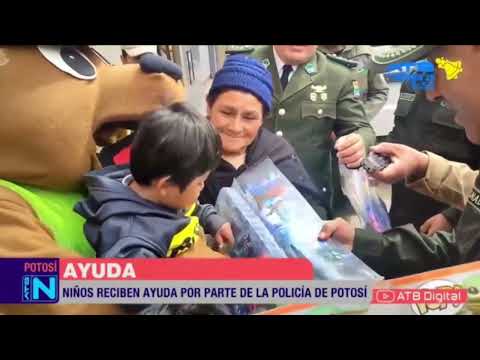 Potosí: Comando Departamental de la Policía brindó ayuda a niños que perdieron a su madre