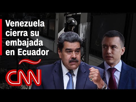 Maduro anuncia el cierre de la embajada y los consulados de Venezuela en Ecuador
