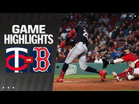 Twins vs. Red Sox Game 2 Highlights (9/22/24) | MLB Highlights