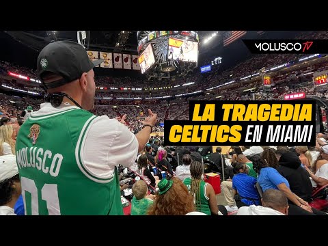 Molusco documenta su sufrimiento en derrota de Celtics vs Miami / LE ROBA POLLO A FANÁTICO