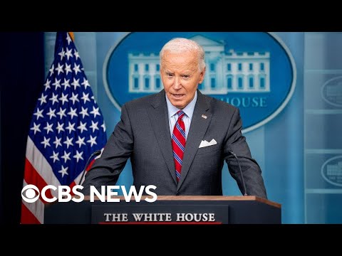 Biden's first White House briefing since taking office