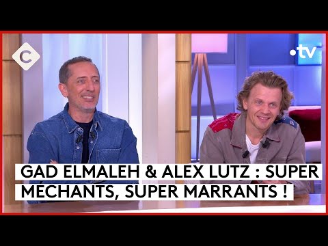 Gad Elmaleh & Alex Lutz, voix de “Moi, moche et méchant 4”- C à Vous - 02/07/2024