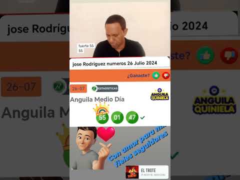 jose Rodríguez numeros cayó el primero pummmmm 55