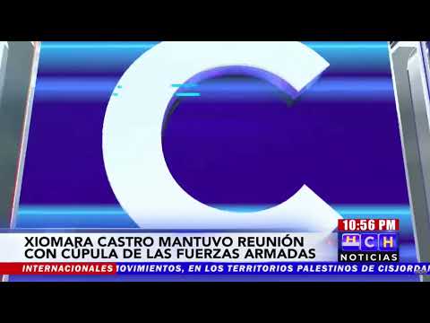 Xiomara Castro se reúne con cúpula militar previo a elecciones generales