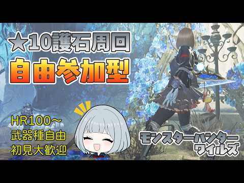 【モンハンワイルズ】夕方4時頃～夕方6時頃まで★9★10護石周回 【参加型】