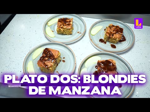 El Gran Chef Famosos 19 de abril | Plato dos: Blondies de manzana con salsa de café