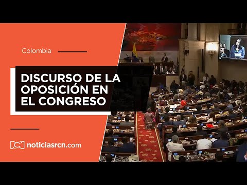 Discurso de la oposición en instalación del Congreso de la República 2023-2024