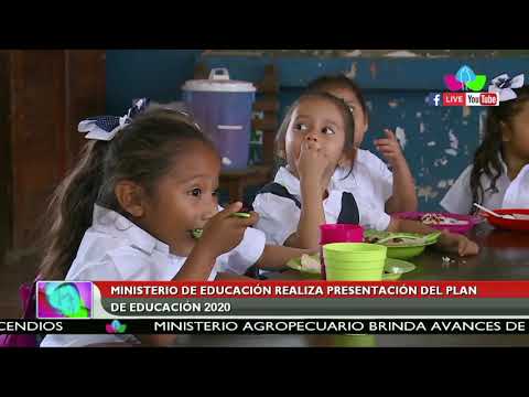 Ministerio de Educación realiza presentación del plan de educación 2020