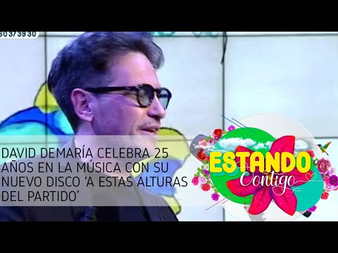 David DeMaría celebra 25 años en la música con su nuevo disco, 'A estas alturas del partido'