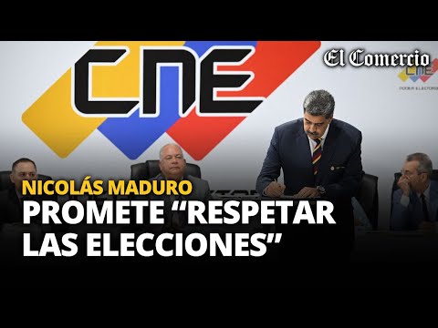 ELECCIONES en VENEZUELA 2024: MADURO promete respetar los RESULTADOS ELECTORALES | El Comercio