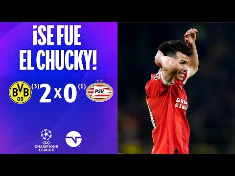 RESUMEN: BORUSSIA DORTMUND (3) 2-0 (1) PSV  I VUELTA OCTAVOS DE FINAL I UEFA CHAMPIONS LEAGUE