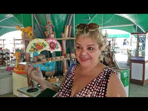 Lía Videos: Feria del Fondo Cubano de Bienes Culturales, entrevista a artesana
