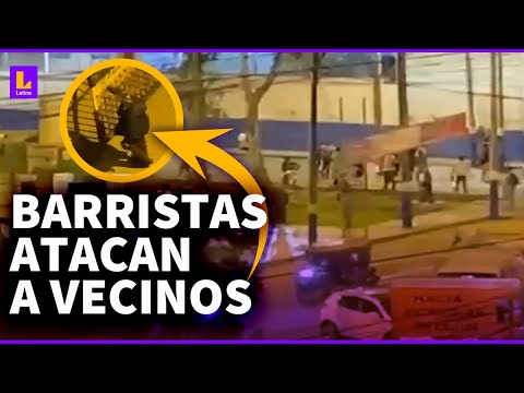 Barristas atacan autos y viviendas en Ate: Había una guerra campal y eso da miedo