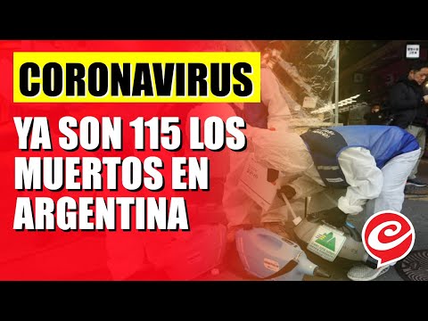 Ya son 115 muertos por coronavirus en Argentina