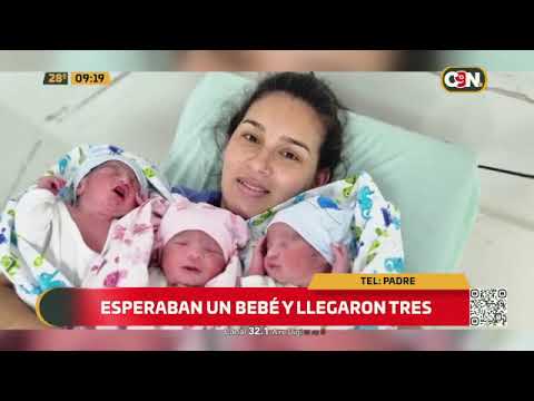 Hospital San Pablo: ¡Nacieron trillizos!