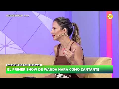 El primer show de Wanda Nara como cantante ? HNT con Nacho Goano ? 26-02-24