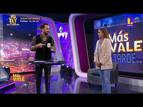 Natalia Málaga fue sorprendida con impactante truco de magia - Más Vale Tarde
